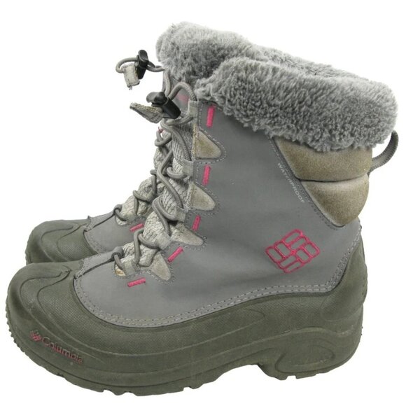 Columbia Bugaboot Gray Waterproof Insulated Lined Snow Boots Women's 6 - Picture 5 of 9